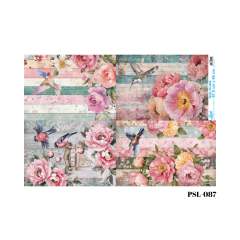 Papel Seda 67cm x 46cm PSL087