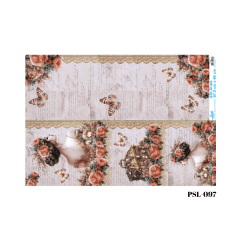Papel Seda 67cm x 46cm PSL097