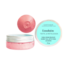 Emulsión Textil Metalizada – Rosa Bronce
