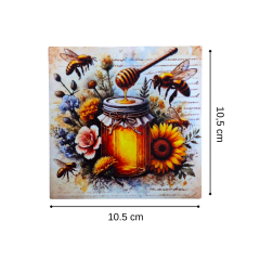Ceramica con diseño 10,5x10,5cm SBZ10