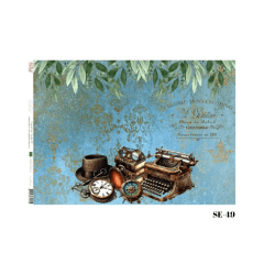 Lamina Seda Tamaño A4 SE49