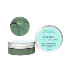 Emulsión Textil Metalizada – Verde Oliva