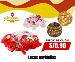 ADORNO DE NAVIDAD CON LUCES SURTIDO