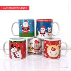 TAZA NAVIDEÑA RECTA