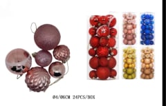 BOLAS NAVIDEÑAS 04/06 CM