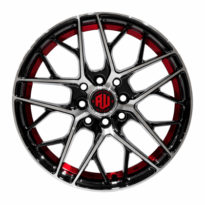LLANTA DEPORTIVA 4X100/114,3 HURRACAN 14X6.0 BM-UC-RED ET 351