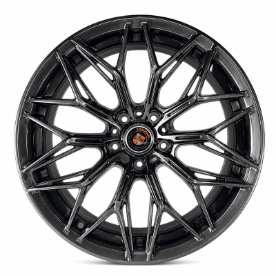 LLANTA DEPORTIVA 5X112 FF106 18X8.5 HYPER BLACK ET 401