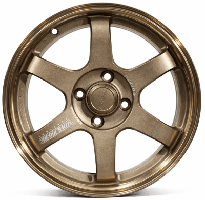 LLANTA DEPORTIVA 4X100 FF53 15X7.0 BRONZE+BRONZE COATING LIP+MILLING ET 382