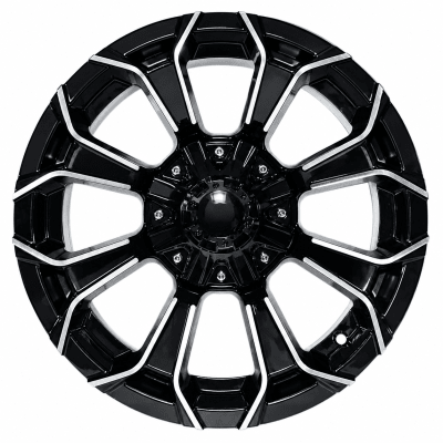 LLANTA DEPORTIVA 6X114,3 HX146B 16X8.0 BLACK MACHINED ET 01