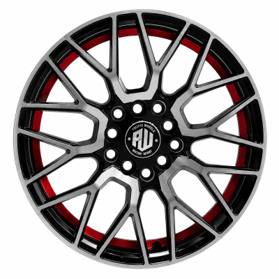 LLANTA DEPORTIVA 5X100/114,3 STORM 15X6.5  MBM-UC-RED ET 401