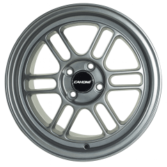 LLANTA DEPORTIVA 4X100 FF67 15X7.0 GUN METALLIC ET 35