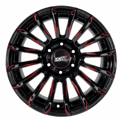 LLANTA DEPORTIVA 6X139,7 17N0730A 17X9.0 BK/R ET 0