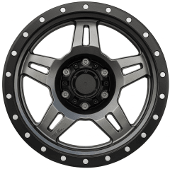 LLANTA DEPORTIVA 6X139,7 SW163 17X8.5 MATTE GUN SPOKE