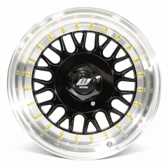 LLANTA DEPORTIVA 8X100/114,3 0YL023 15X8.0 BLACK MACHINE LIP + RI ET 20