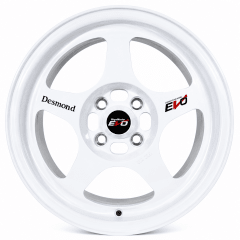 LLANTA  DEPORTIVA  4X100  FF01  15X7.0  WHITE/MILLING SPOKE  ET 35