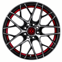 LLANTA DEPORTIVA 4X100/114,3 HURRACAN 14X6.0 MBM-UC-RED ET 35