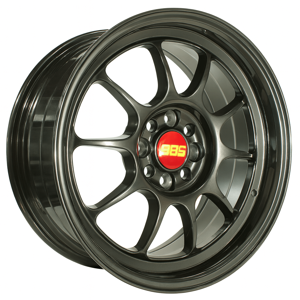 LLANTA DEPORTIVA 4X100 FF55 15X7.0 HYPER BLACK ET 402