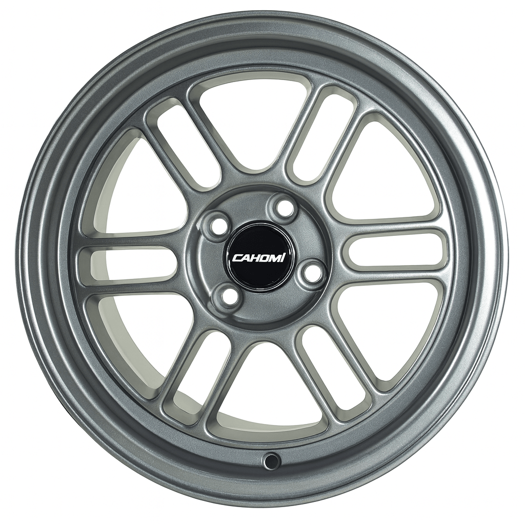 LLANTA DEPORTIVA 4X100 FF67 15X7.0 GUN METALLIC ET 35 0