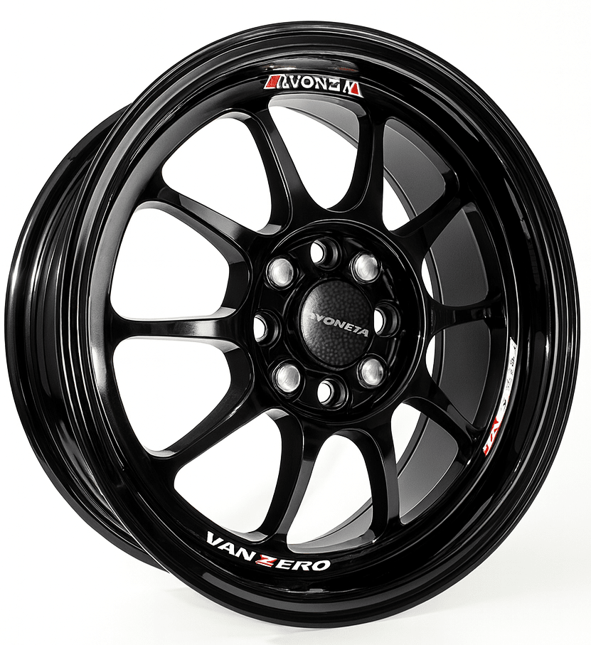 LLANTA DEPORTIVA  5X114,3  FF55  16X7.0  BLACK  ET  382