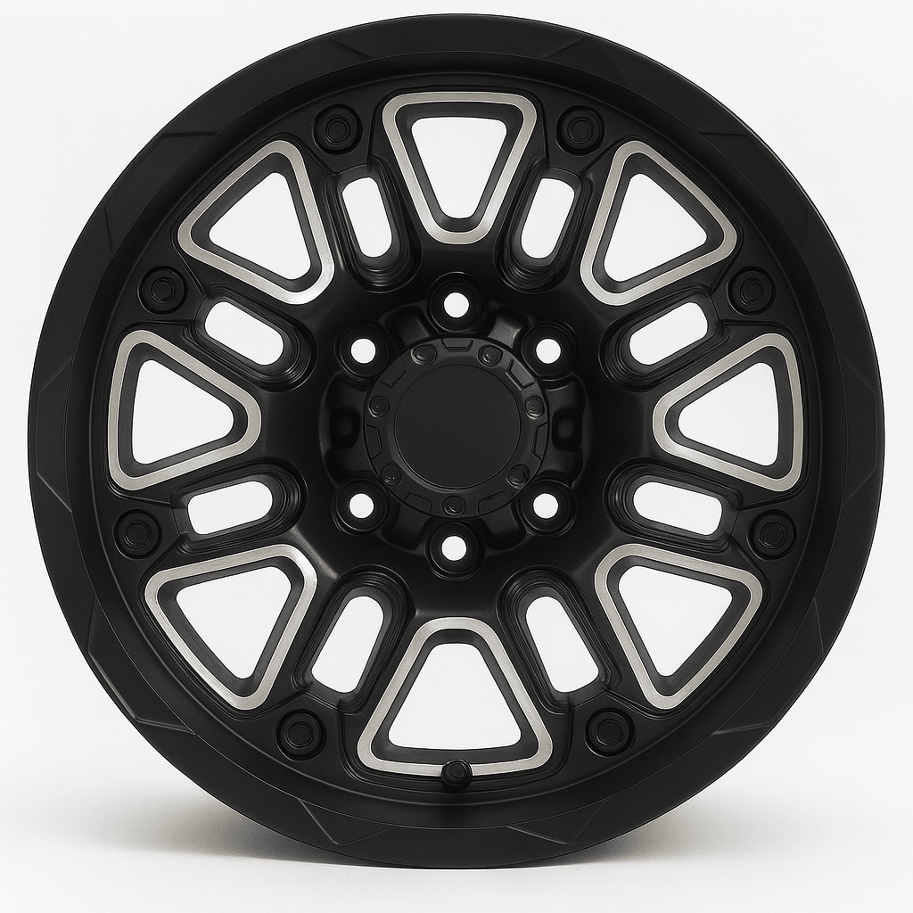 LLANTA DEPORTIVA 6X139,7  FBX155-7  17X9.0  MB/MILLING SPOKE  ET  0 0