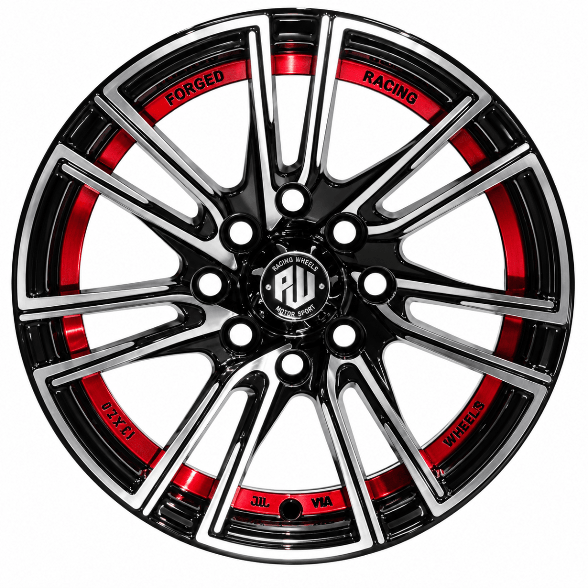 LLANTA  DEPORTIVA  4X100/114,3  CHUKYO  13X7.0  BM-UC-RED  ET 20 0