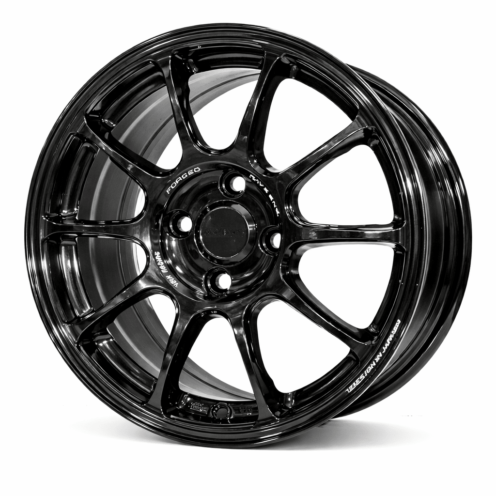 LLANTA DEPORTIVA 4X100 FF13 15X6.5 BLACK MILLING LETTER ET 352