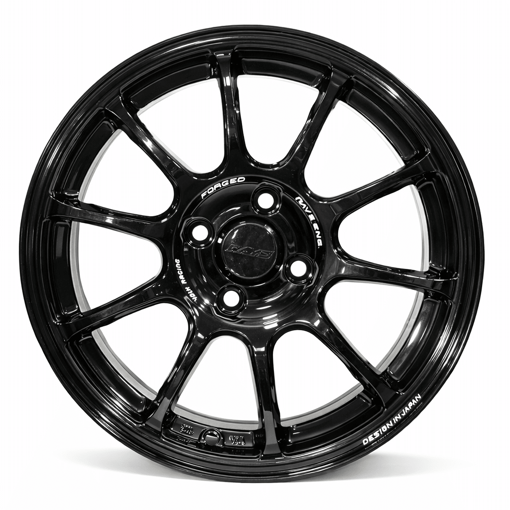 LLANTA DEPORTIVA 4X100 FF13 15X6.5 BLACK MILLING LETTER ET 35 0