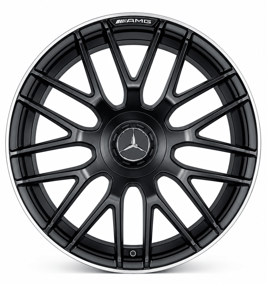 LLANTA DEPORTIVA 5X112 H3368F 20X8.5 MATT BLACK MACHINE LIP ET 36 0