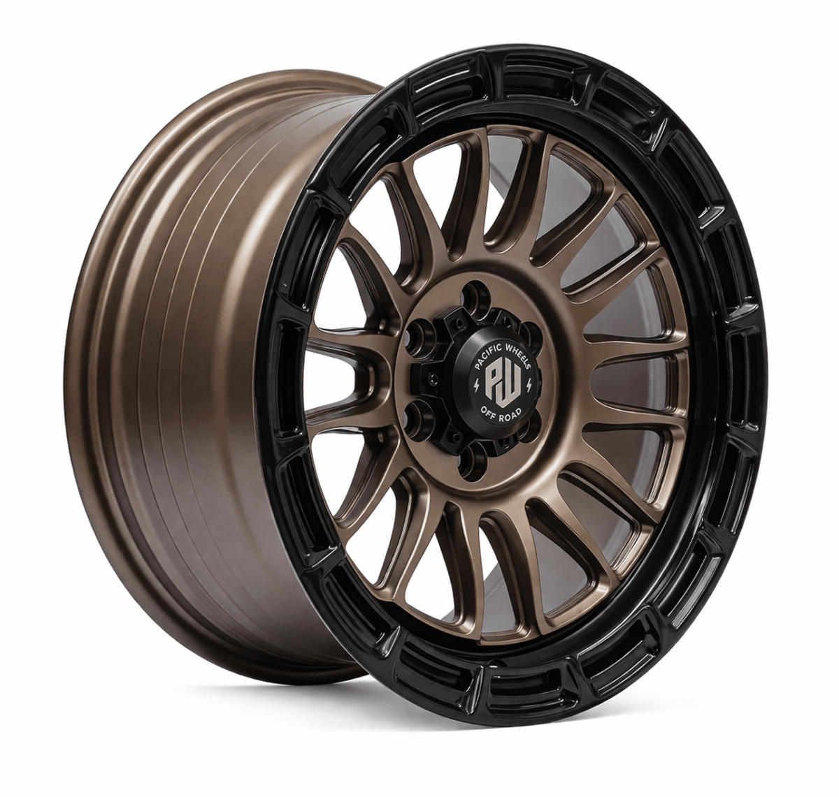 LLANTA DEPORTIVA 5X130 RIVAL 17X8.5 MBRNZ-LMB ET 202