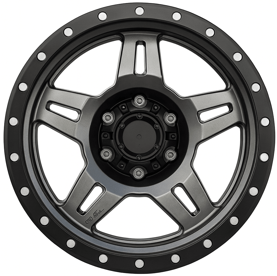 LLANTA DEPORTIVA 6X139,7 SW163 17X8.5 MATTE GUN SPOKE 0