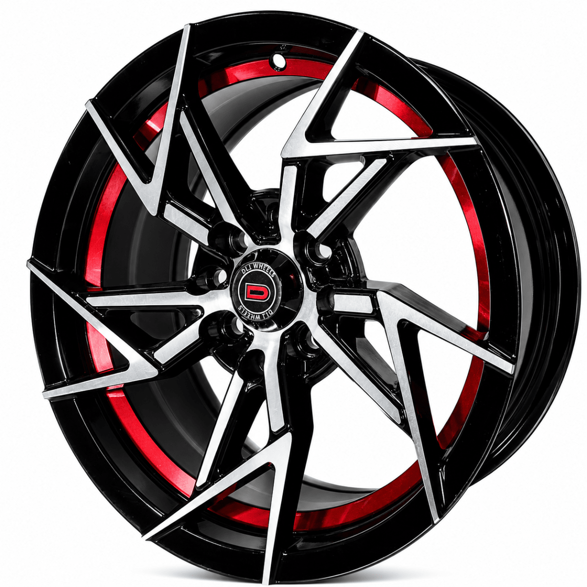 LLANTA DEPORTIVA 8X100/114,3 DJ1524 15X7.0 MB UC RED ET 252