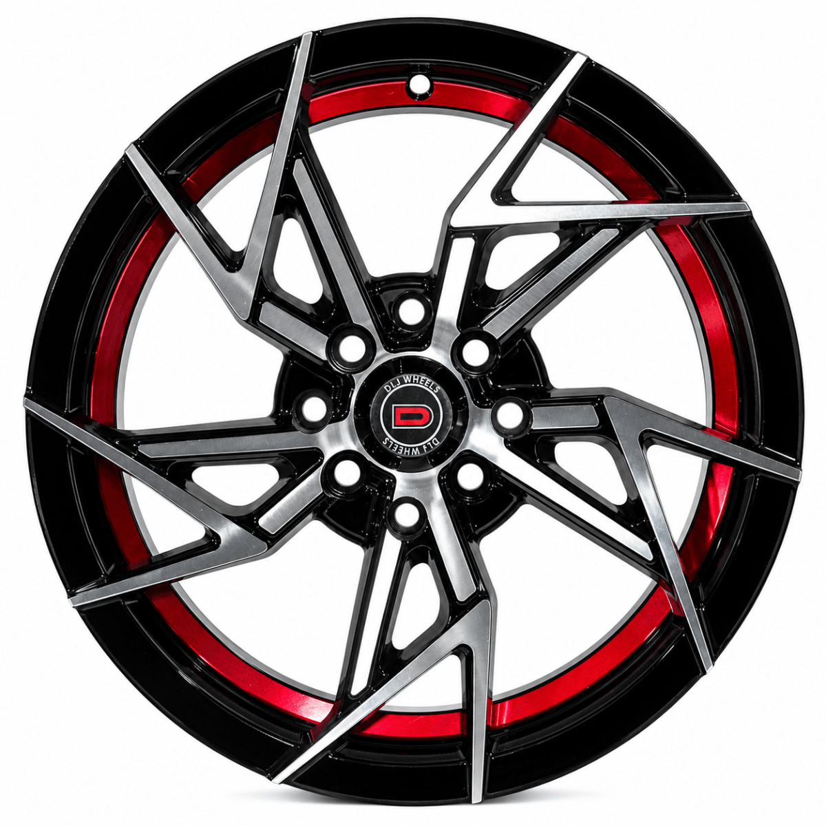 LLANTA DEPORTIVA 8X100/114,3 DJ1524 15X7.0 MB UC RED ET 25 0