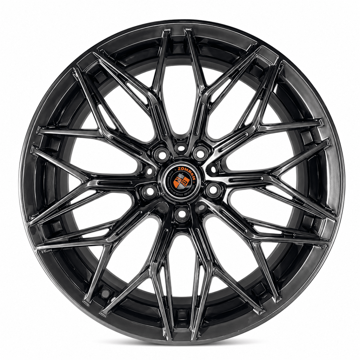 LLANTA DEPORTIVA 5X112 FF106 18X8.5 HYPER BLACK ET 40 0