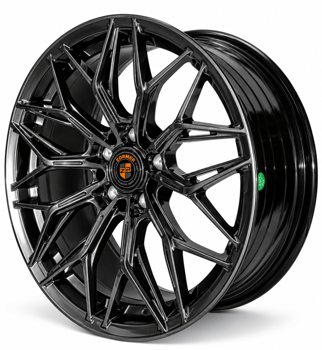 LLANTA DEPORTIVA 5X108 FF106 18X8.5 HYPER BLACK ET 382