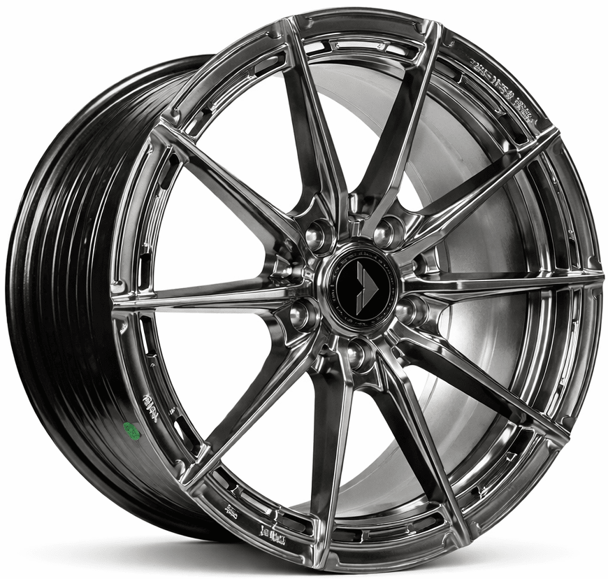 LLANTA DEPORTIVA 5X108 FF51 17X7.5 HYPER BLACK ET 402