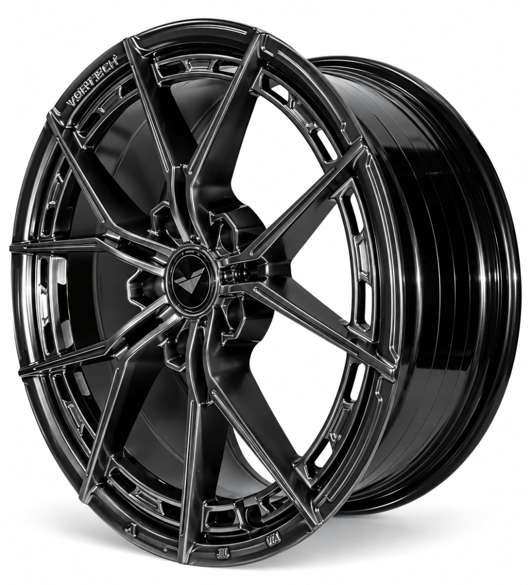 LLANTAS DEPORTIVAS 5X120 FF52 18X8.0 HYPER BLACK ET 302