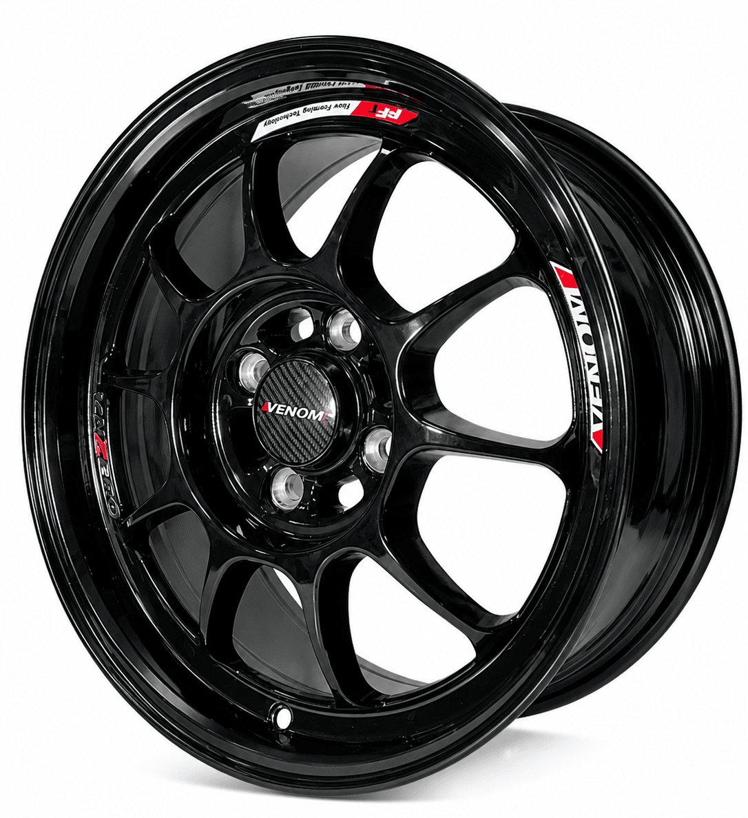 LLANTA  DEPORTIVA  4X100  FF55  15X7.0  BLACK  ET 402