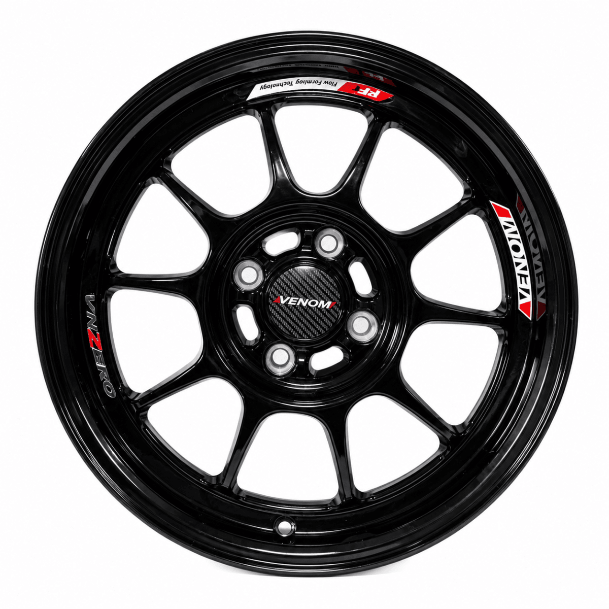 LLANTA  DEPORTIVA  4X100  FF55  15X7.0  BLACK  ET 40 0