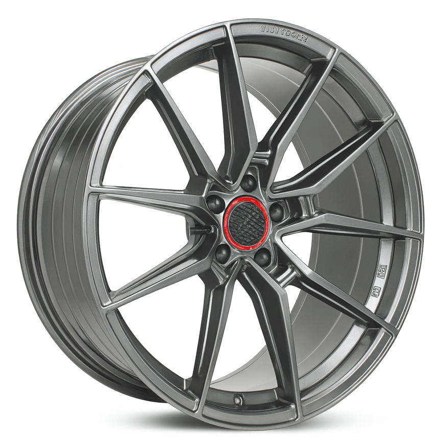 LLANTA DEPORTIVA 5X114,3 FF56 18X8.0 HYPER BLACK ET 381