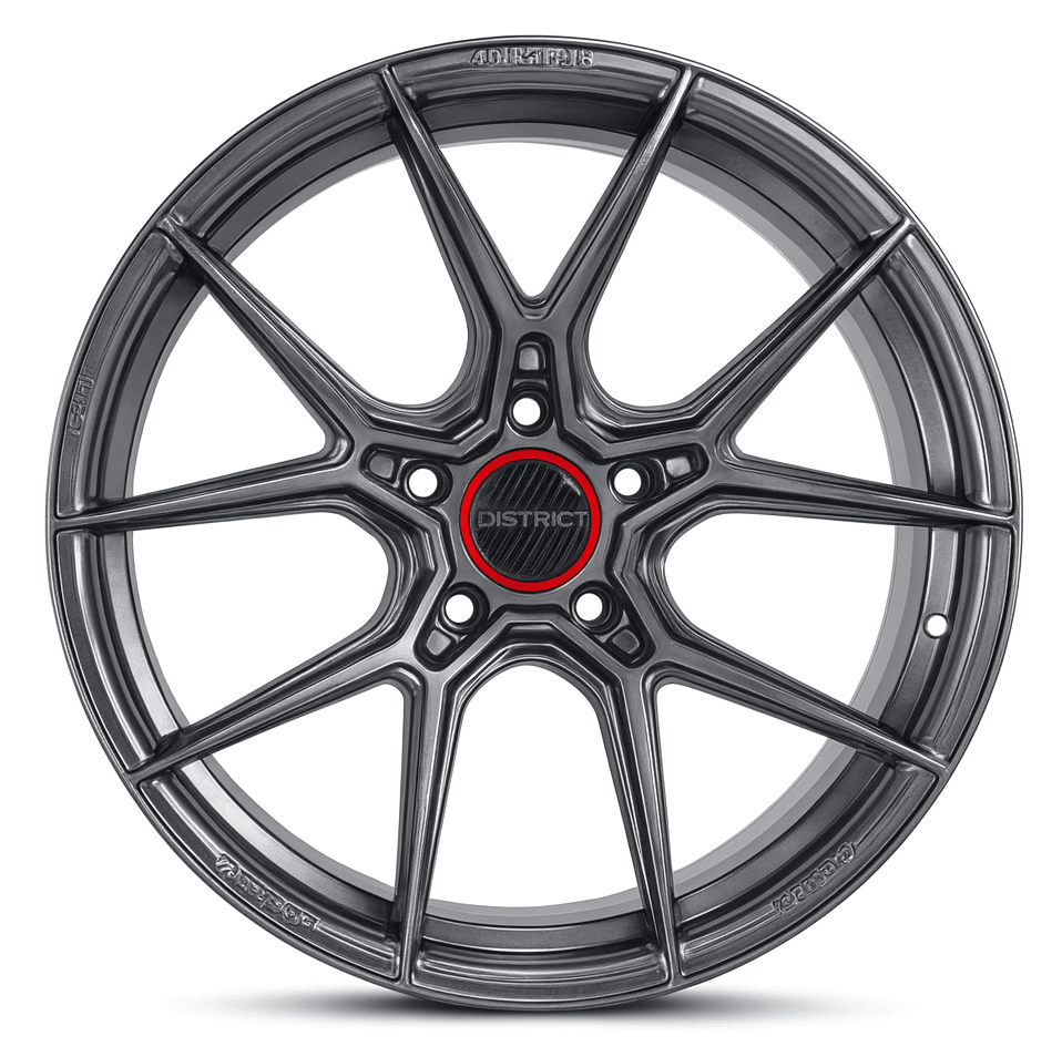 LLANTA DEPORTIVA 5X114,3 FF56 18X8.0 HYPER BLACK ET 38 1