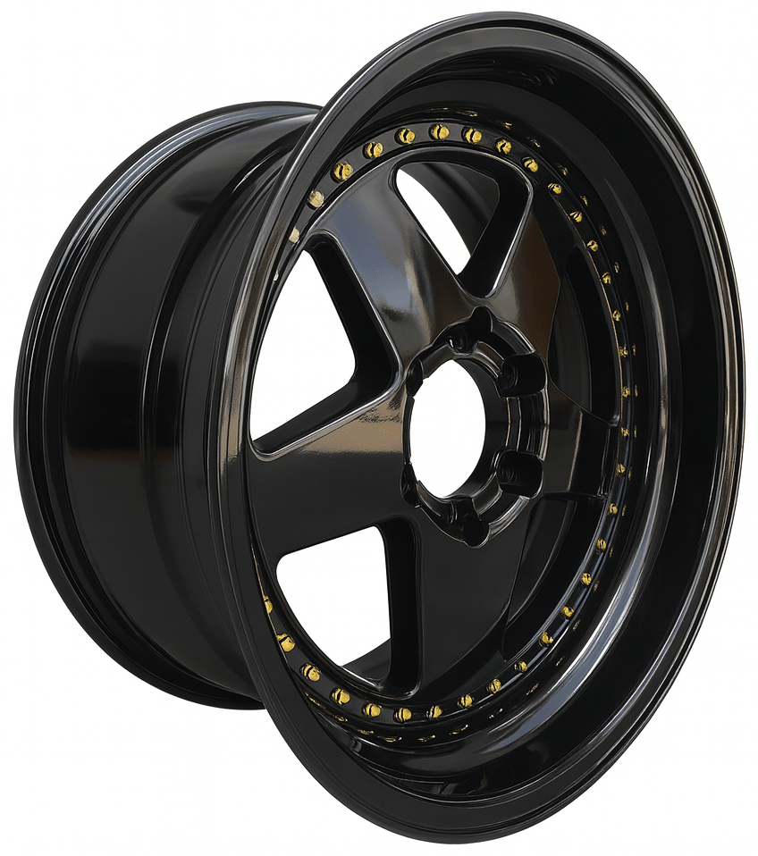 LLANTA DEPORTIVA 6X139,7 HT1042 17X8.0 BLACK/GOLD2