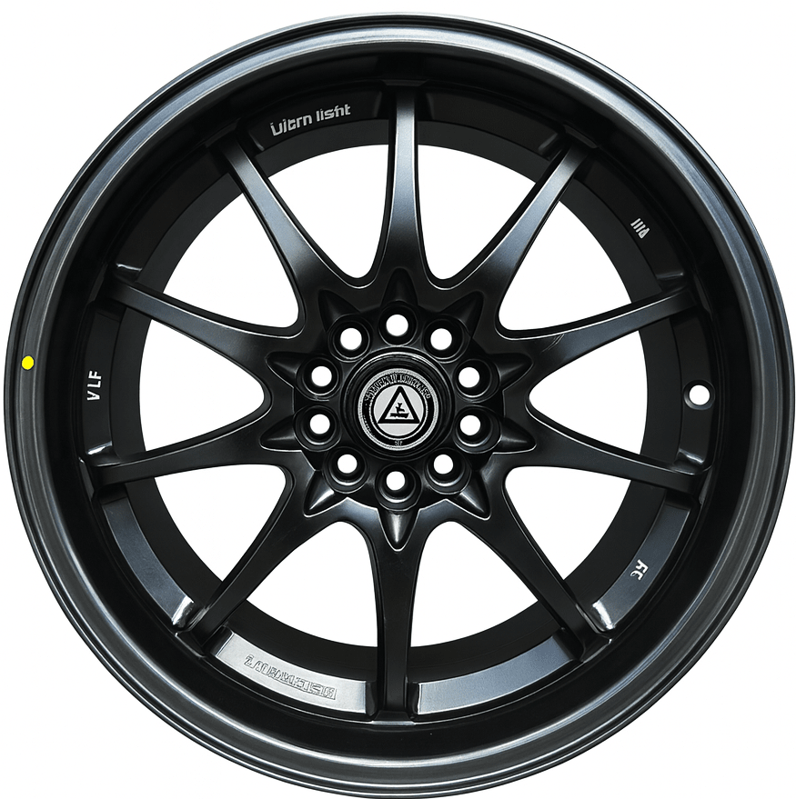 LLANTA DEPORTIVA 5X105/108 VLF-C02 17X7.5 MATTE BLACK ET 35 0
