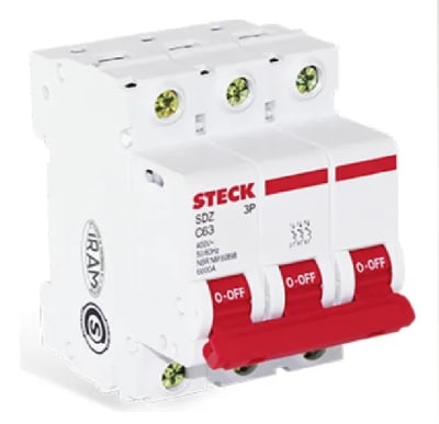 INT AUTOMATICO 3X63A 10KA STECK1