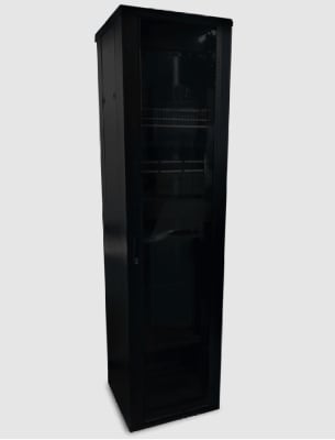 GABINETE COMPUTACIONAL 42U PUERTA VIDRIO 1867X600X10001