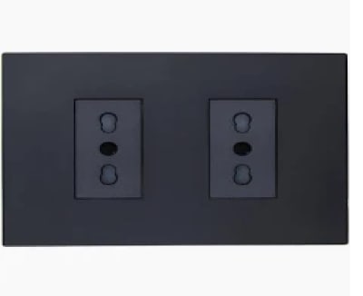 ENCHUFE DOBLE 10/16A 250V GRAFITO1