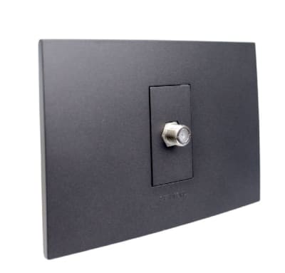 ENCHUFE TOMA TV COAXIAL GRAFITO ARMADO1