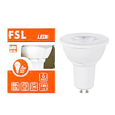 AMPOLLETA LED 6W GU10 6500º FSL1