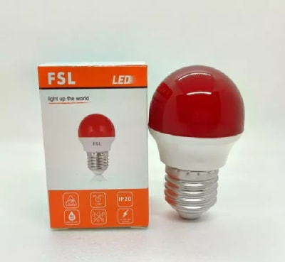 AMPOLLETA LED 2w roja e271