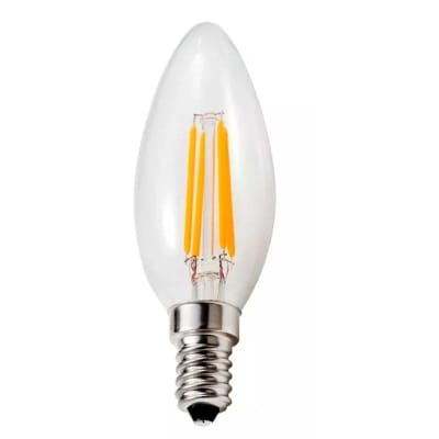 AMPOLETA LED 4W VELA E14 3000° FILAMENTO VINTAGE1