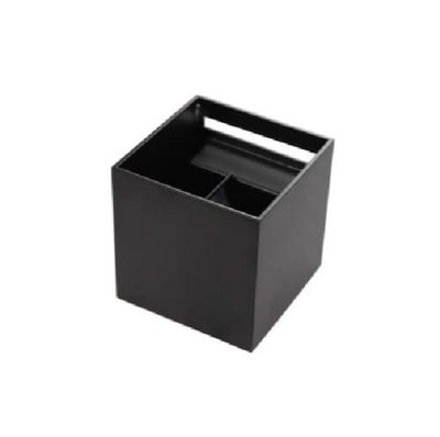 APLIQUE MURO CUADRADO NEGRO BIDIRECCIONAL CALIDO1